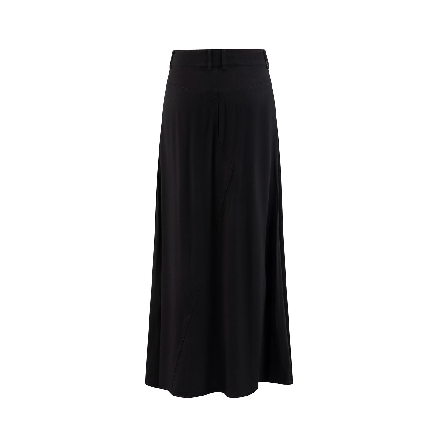 Black Short Placket Skirt
