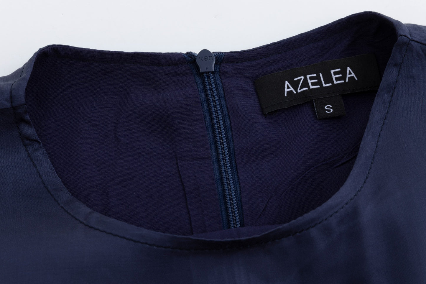 Solid Dark Navy Jumper With Floral Printed Top