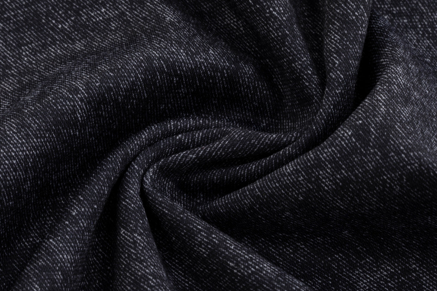 Black Embroidery Top & Solid Jumper