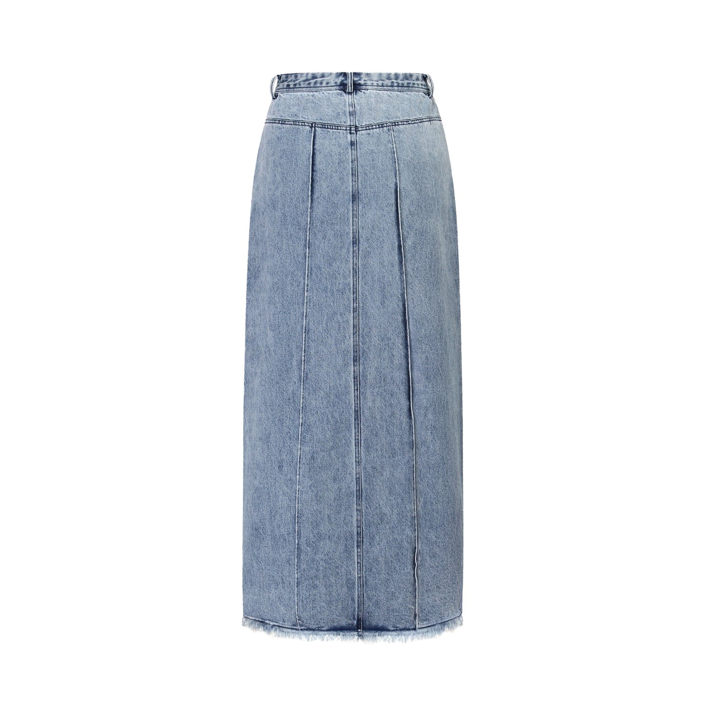 Denim Seam Skirt - Blue Denim