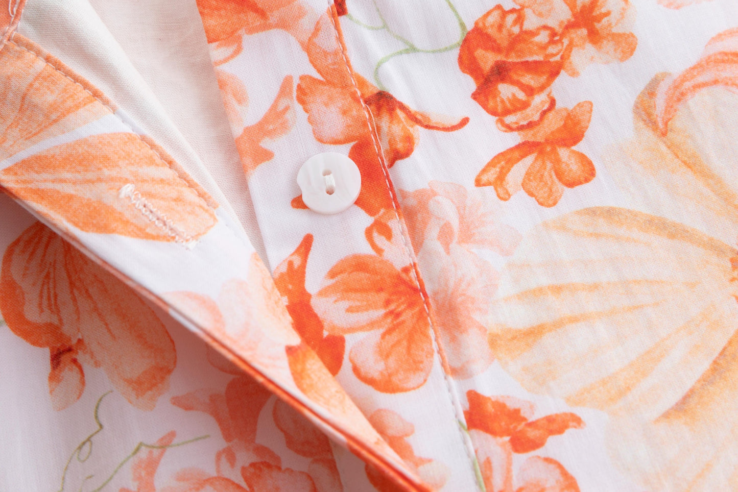 Orange Printed Dress