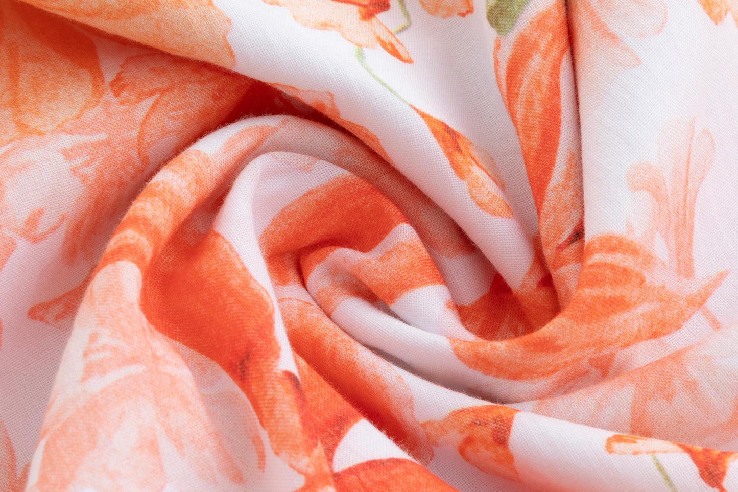 Orange Printed Dress