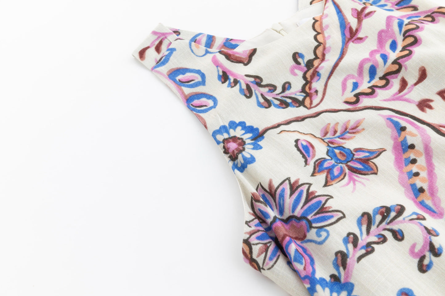 Floral Printed Linen Jumper
