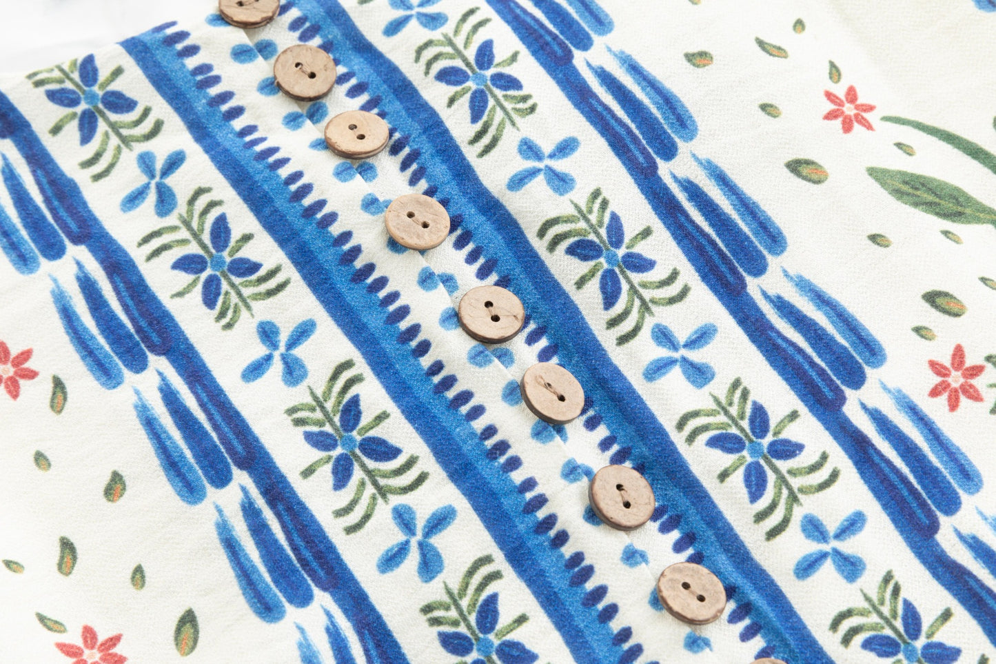 Bohemian Printed Drawstring Dress