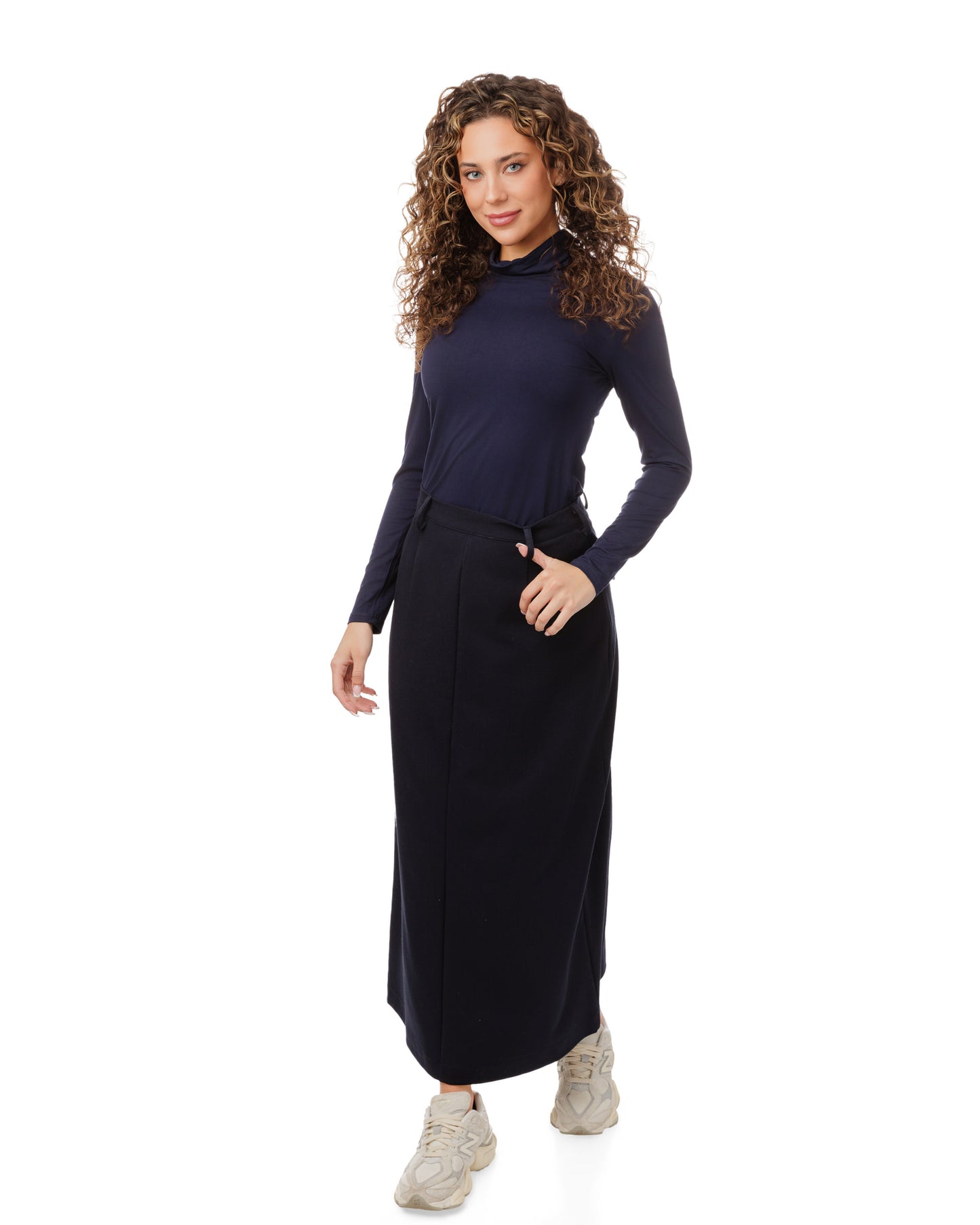 Straight Skirt - Navy