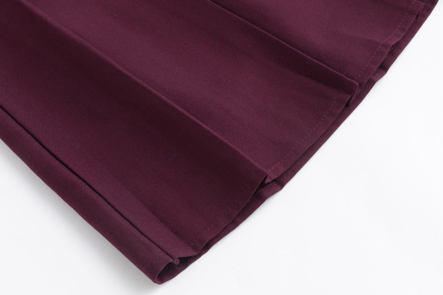 Purple Pleated Skirt