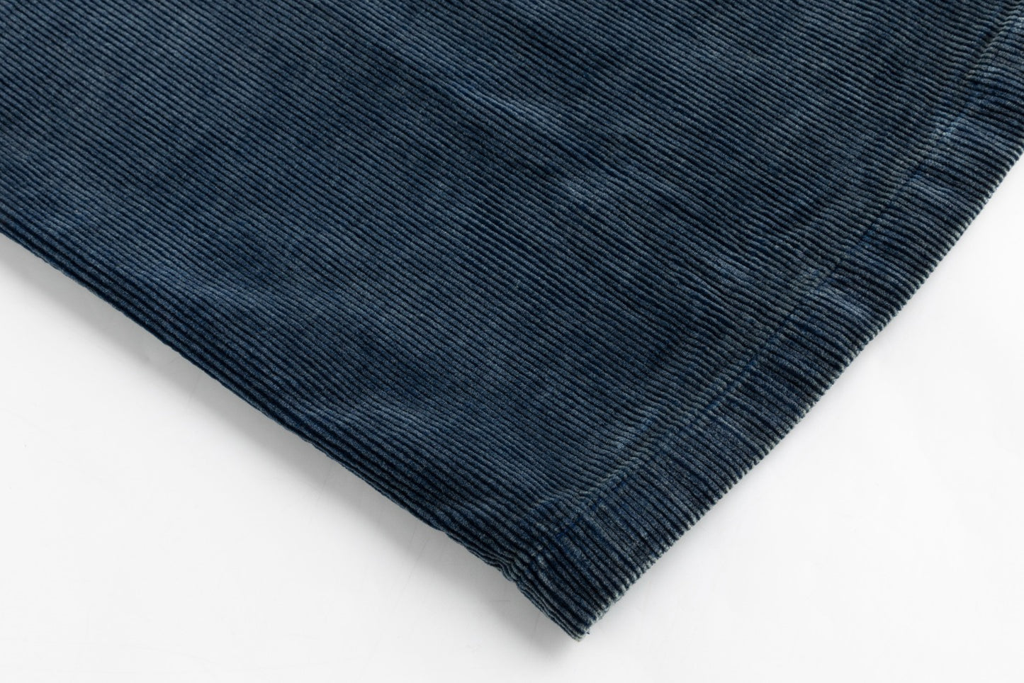 Denim Corduroy Midi Skirt - Blue