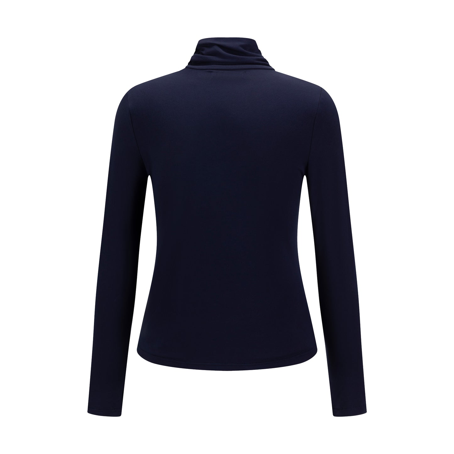 Flat Mock Neck - Navy