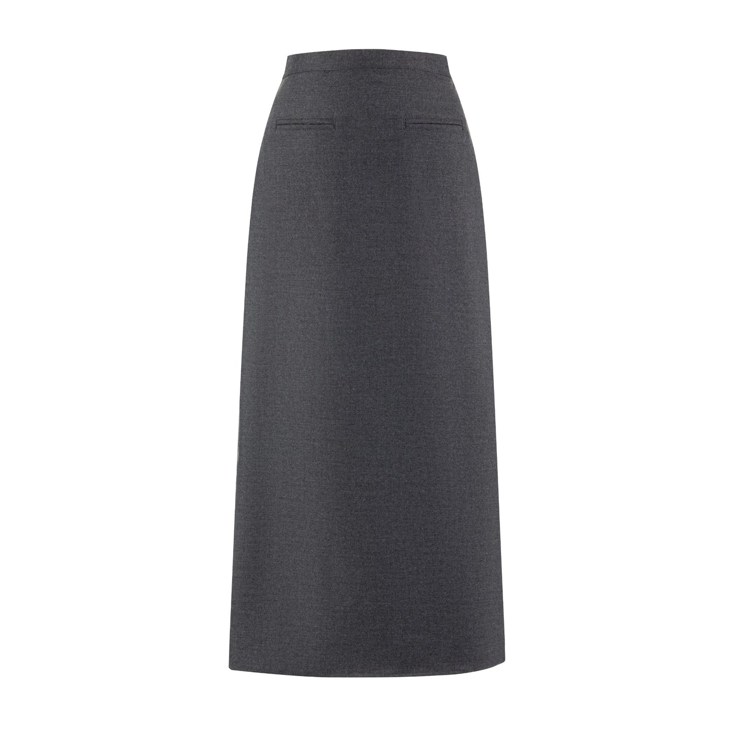 Straight Skirt - Dark Heather Grey
