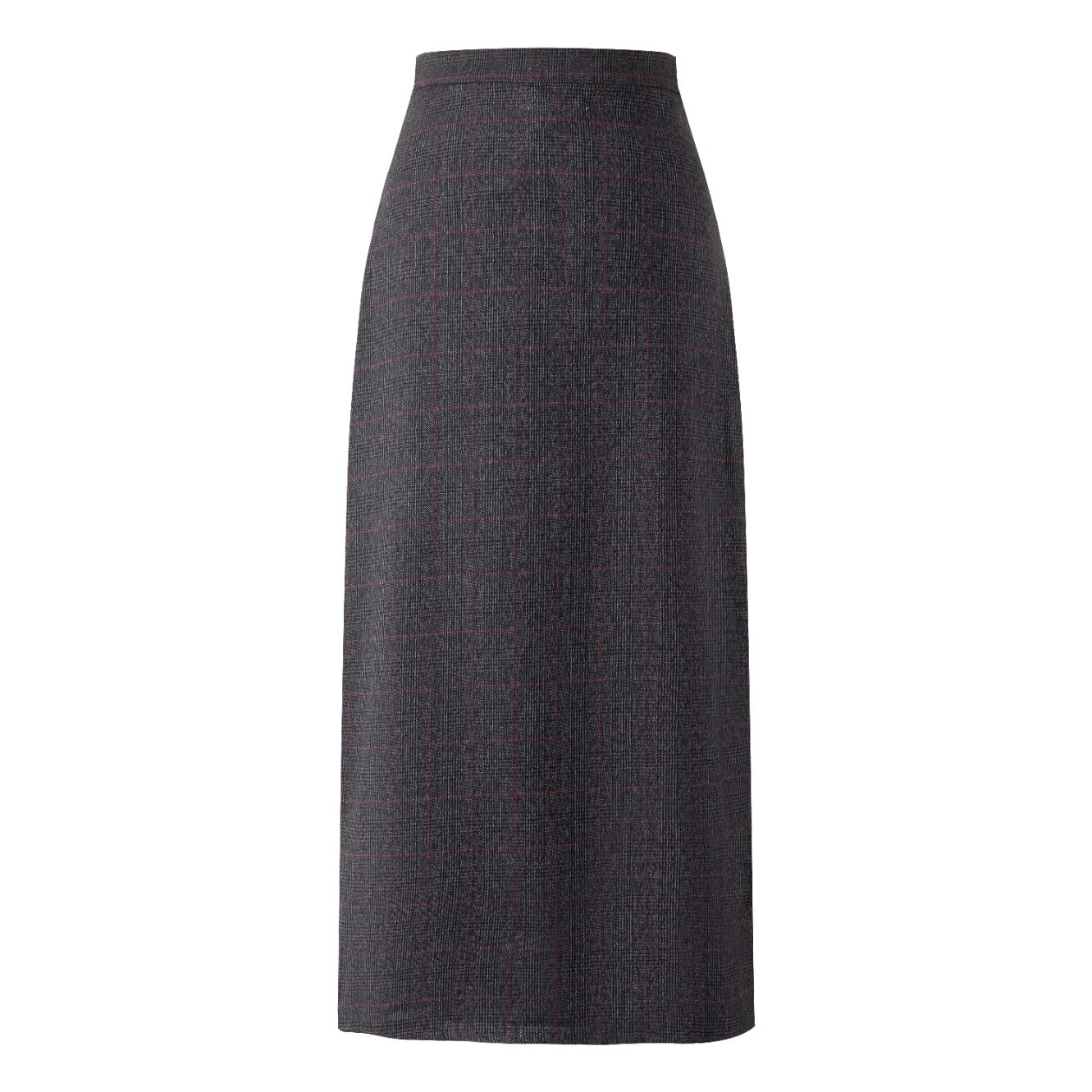 Plaid Skirt - Heather Grey