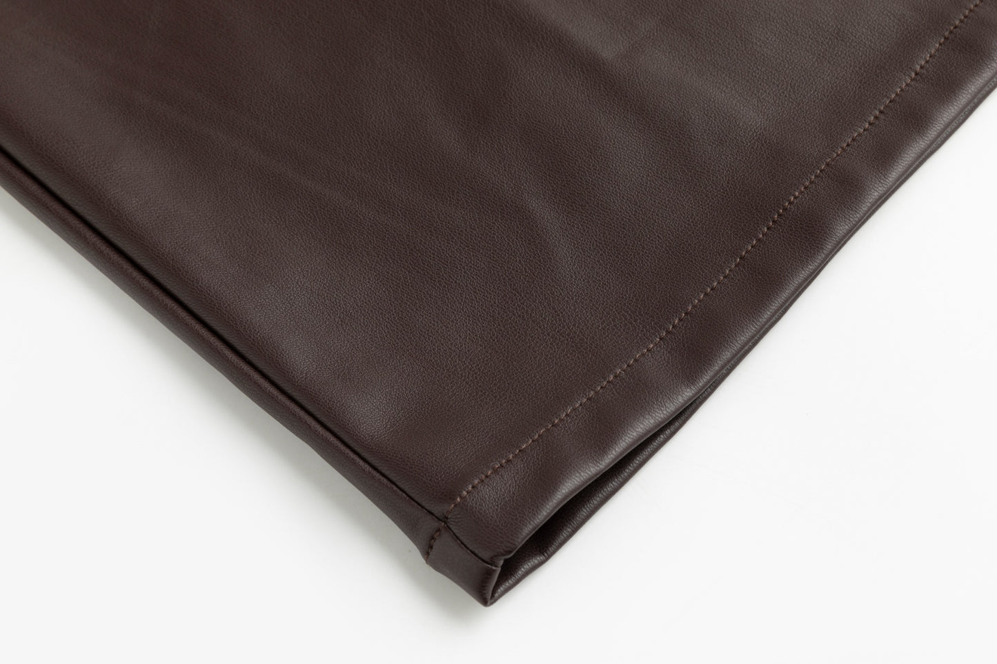 Leather Skirt - Brown