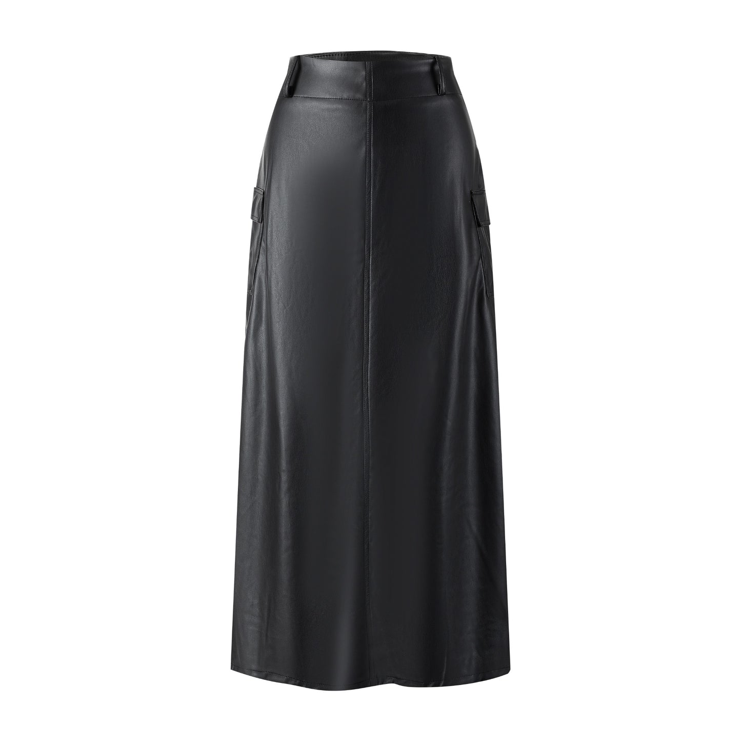 Leather Skirt - Black