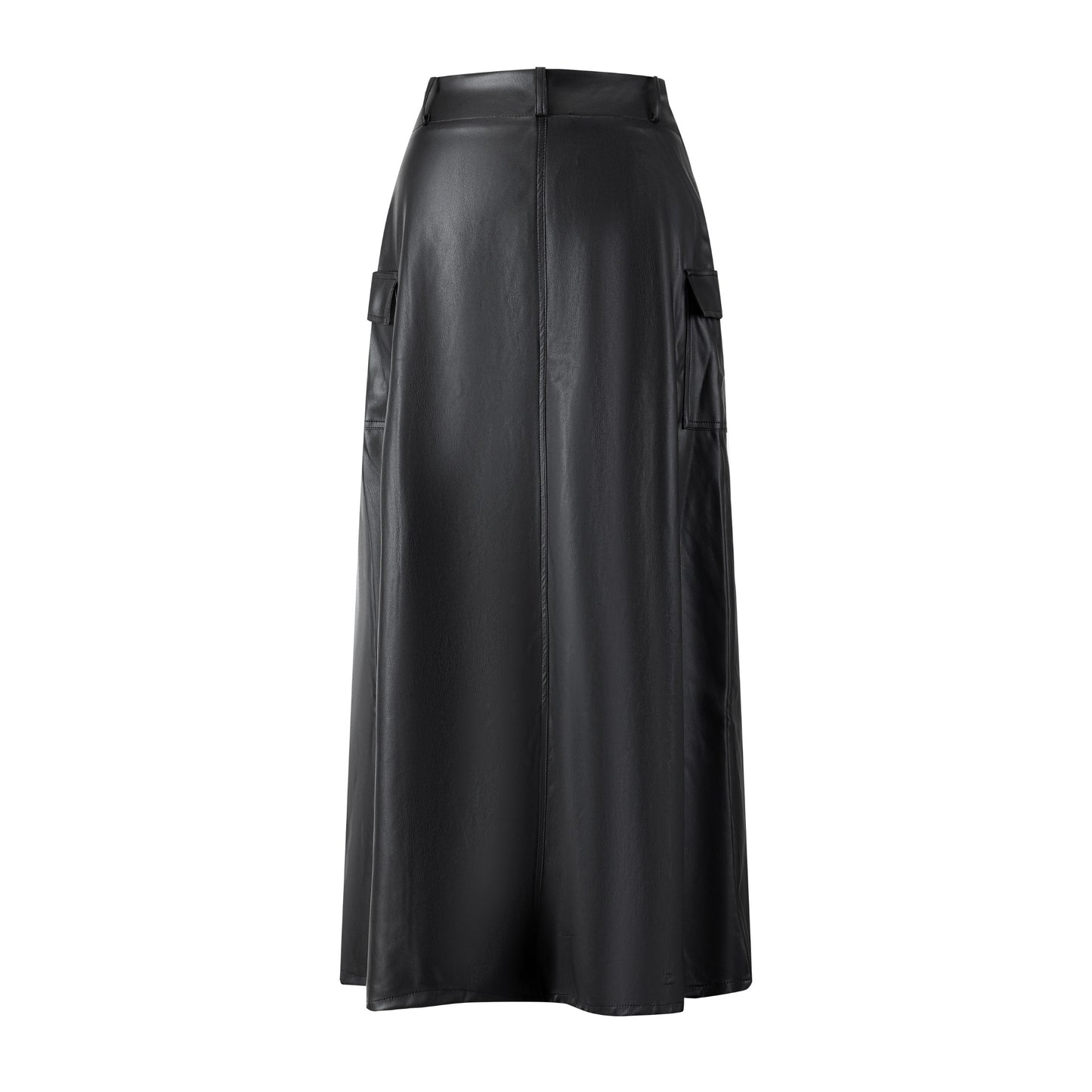 Leather Skirt - Black