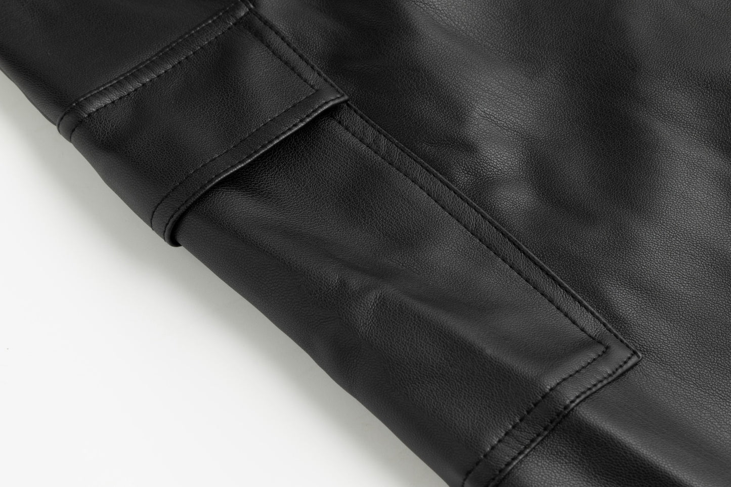 Leather Skirt - Black