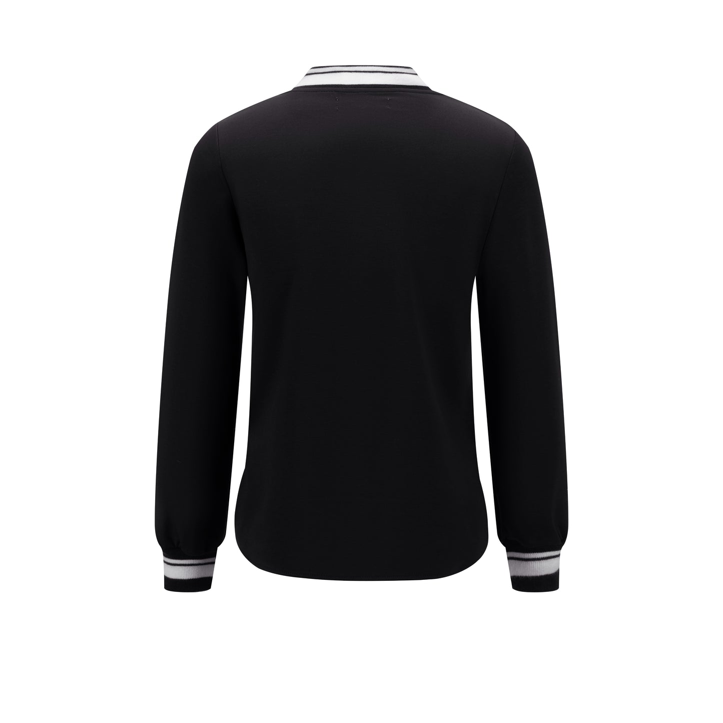 Scuba V Neck Top - Black