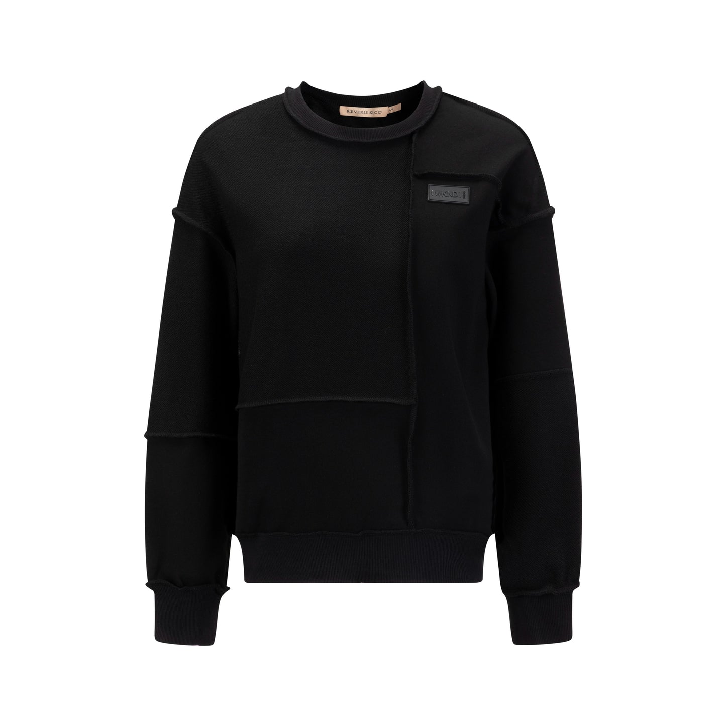 Raw Edged Sweater - Black