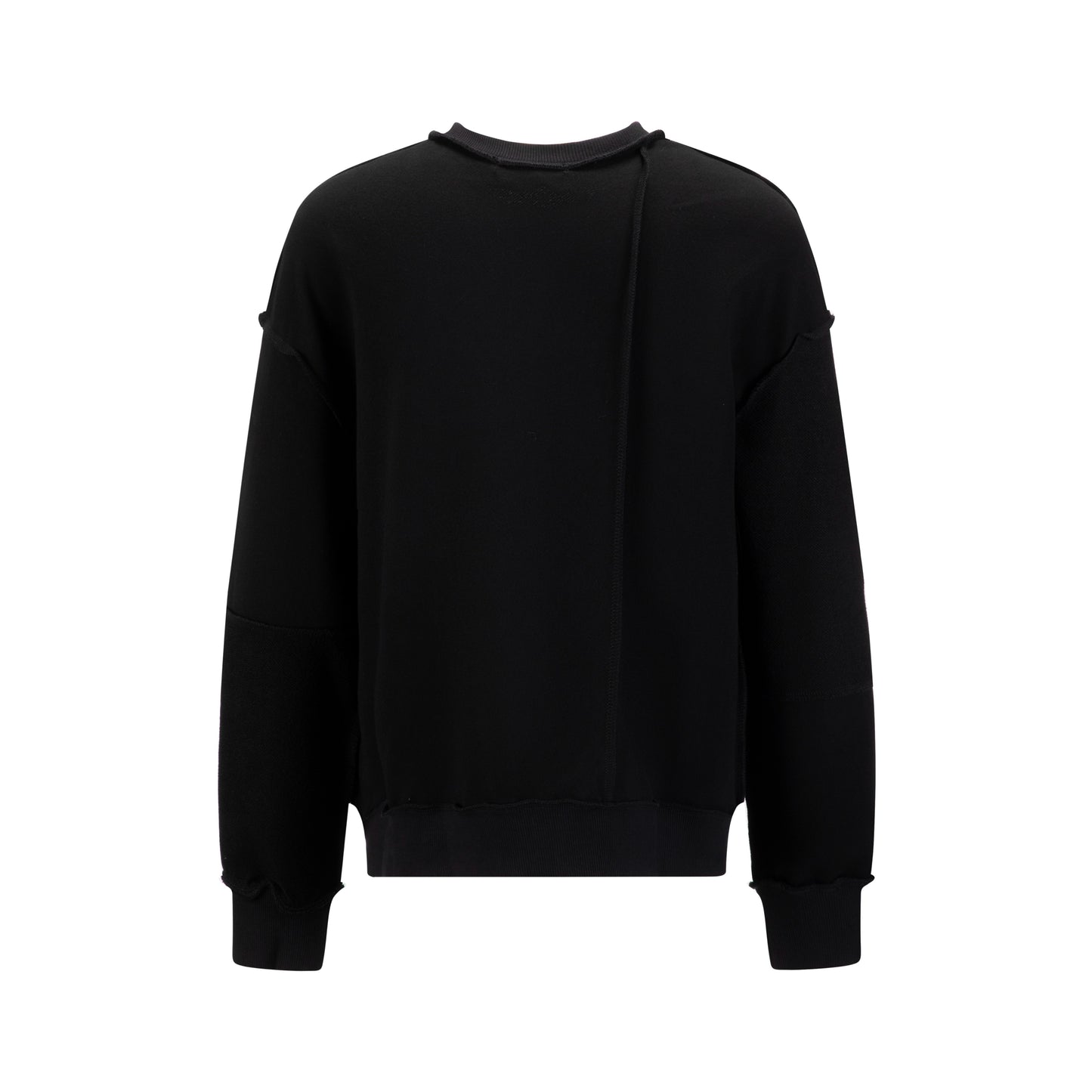 Raw Edged Sweater - Black