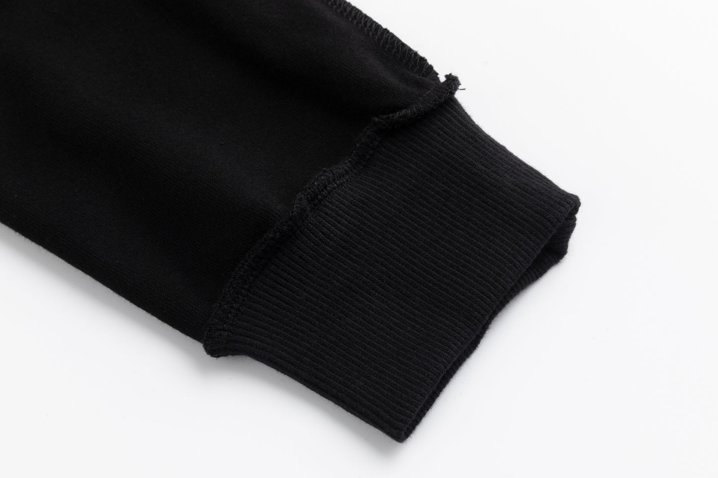 Raw Edged Sweater - Black