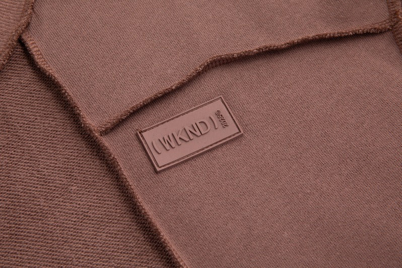 Raw Edged Sweater - Fawn