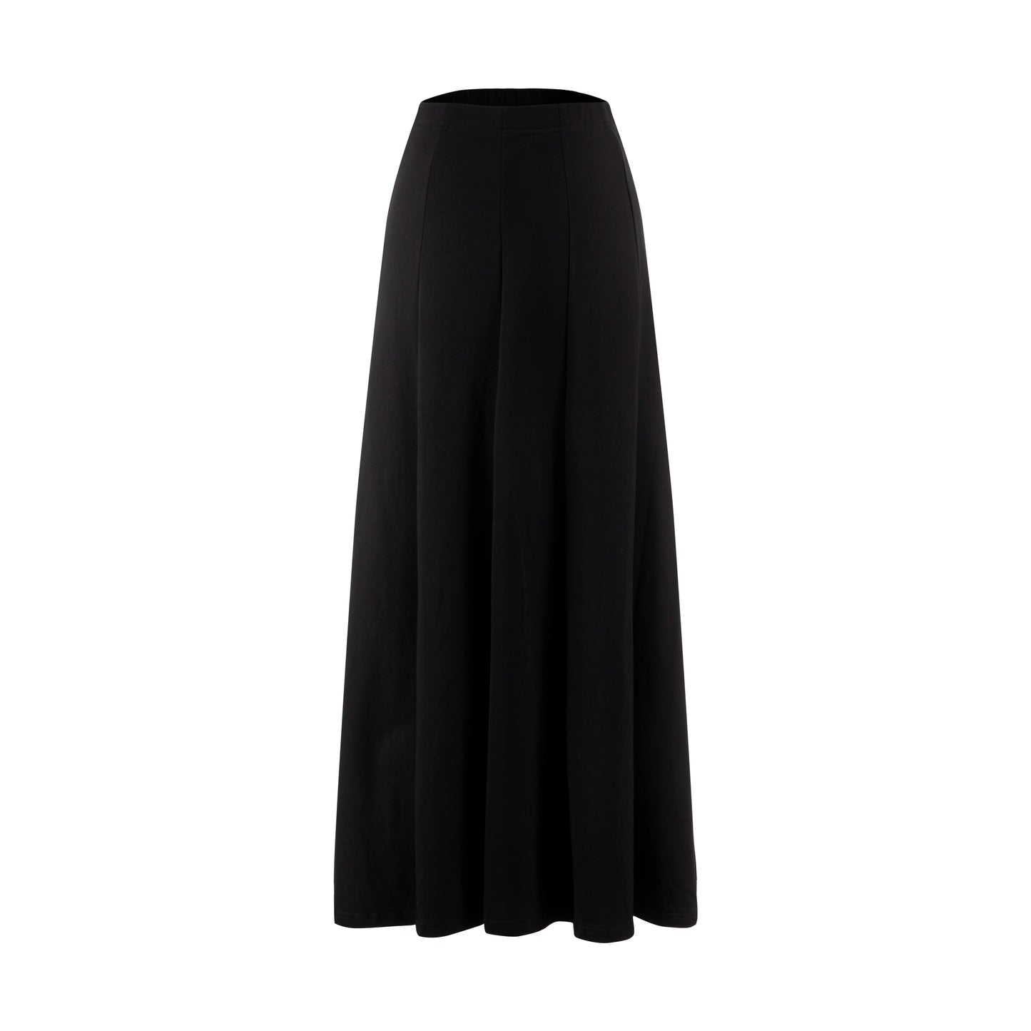 Circle Panelled Skirt - Black