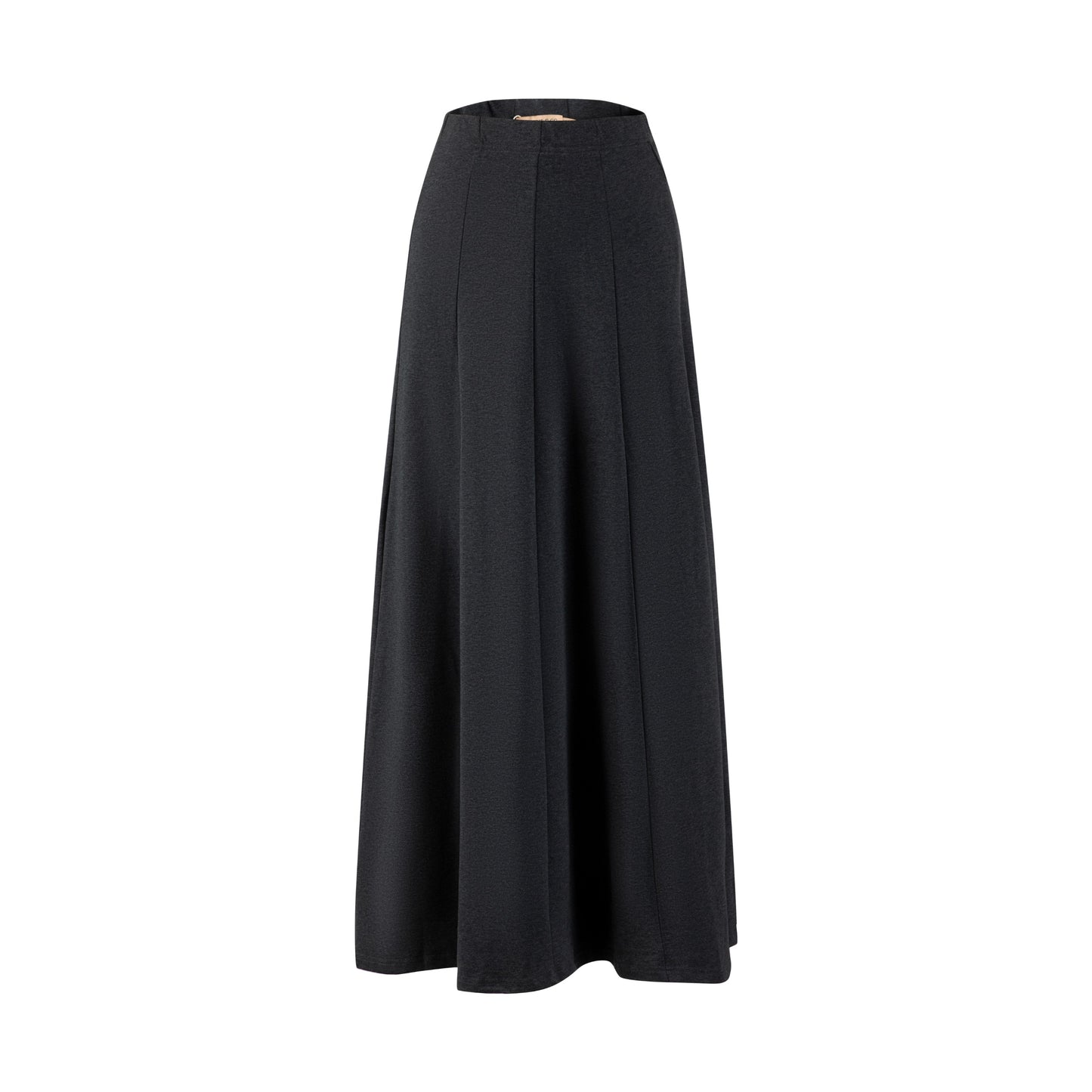 Circle Paneled Skirt- Dark Heather Grey