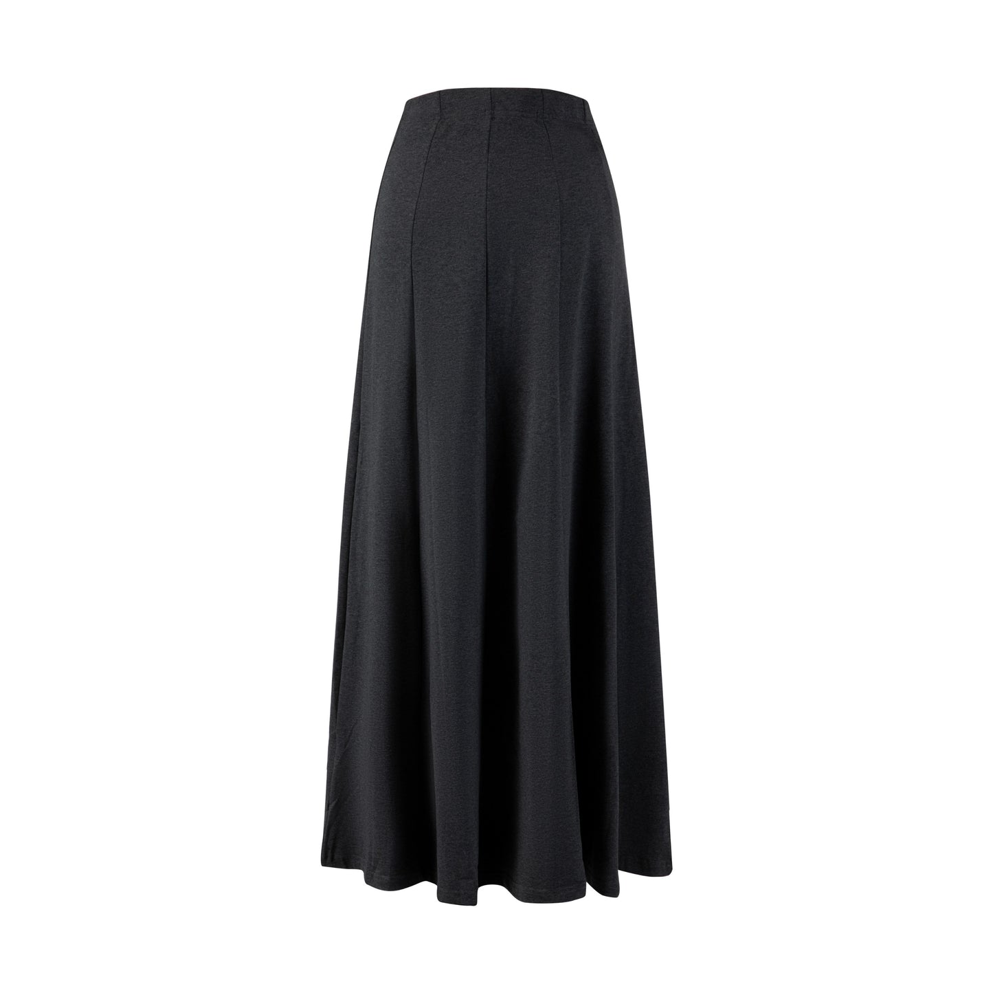 Circle Paneled Skirt- Dark Heather Grey