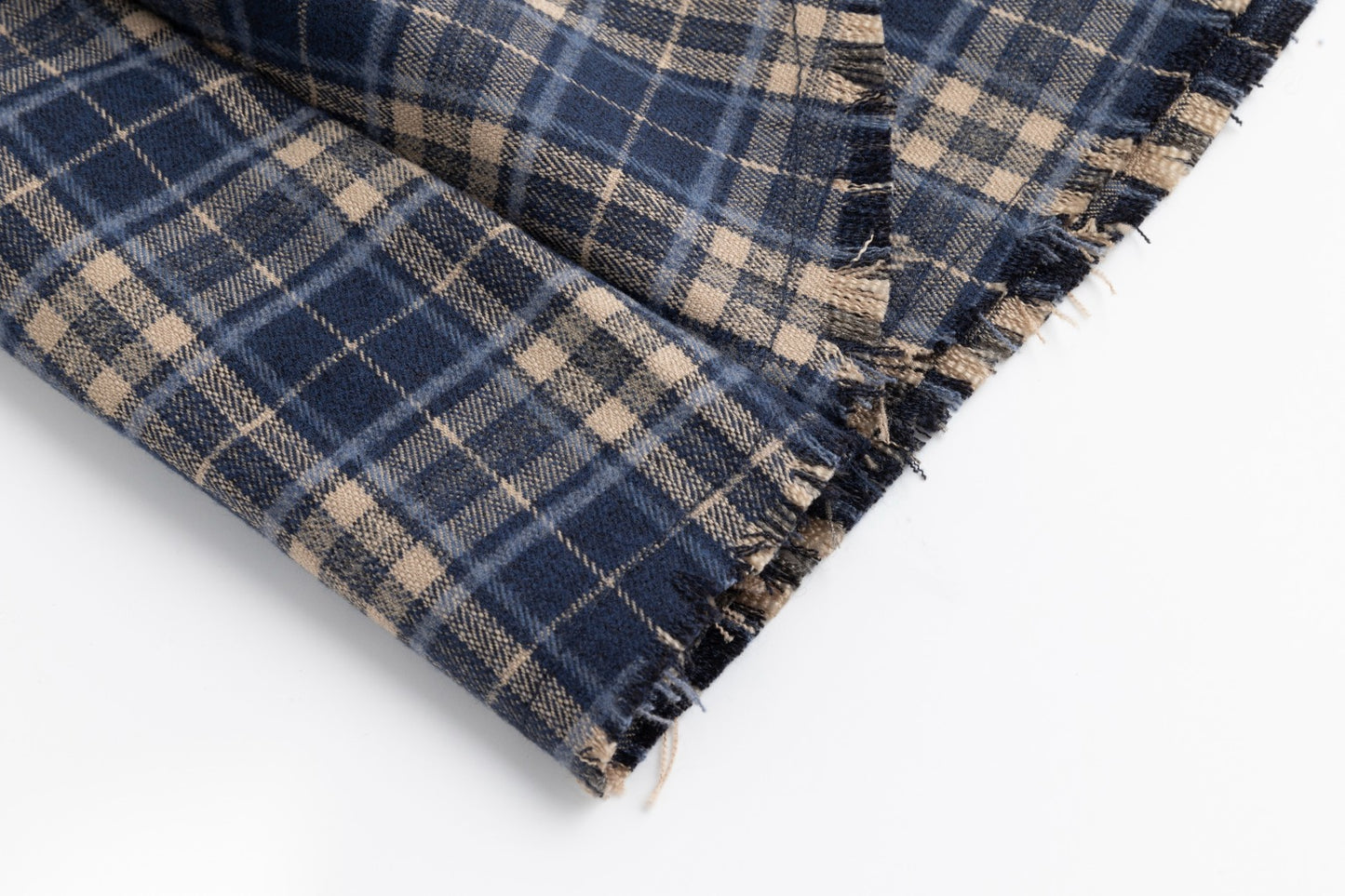 Plaid Tie Skirt - Blue