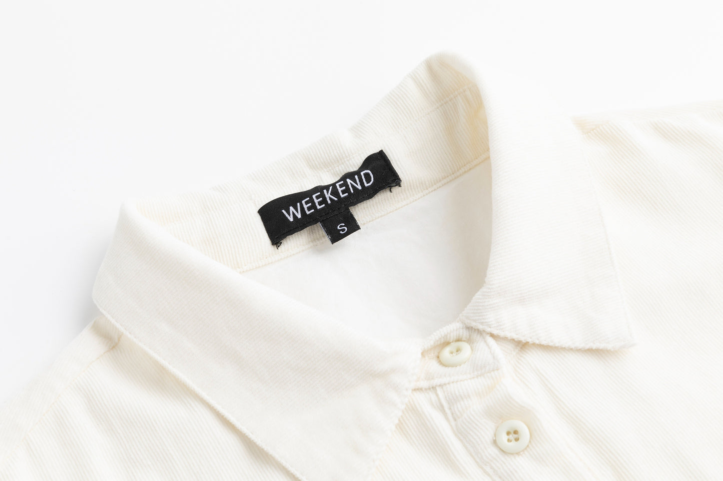 Cream Corduroy Dress