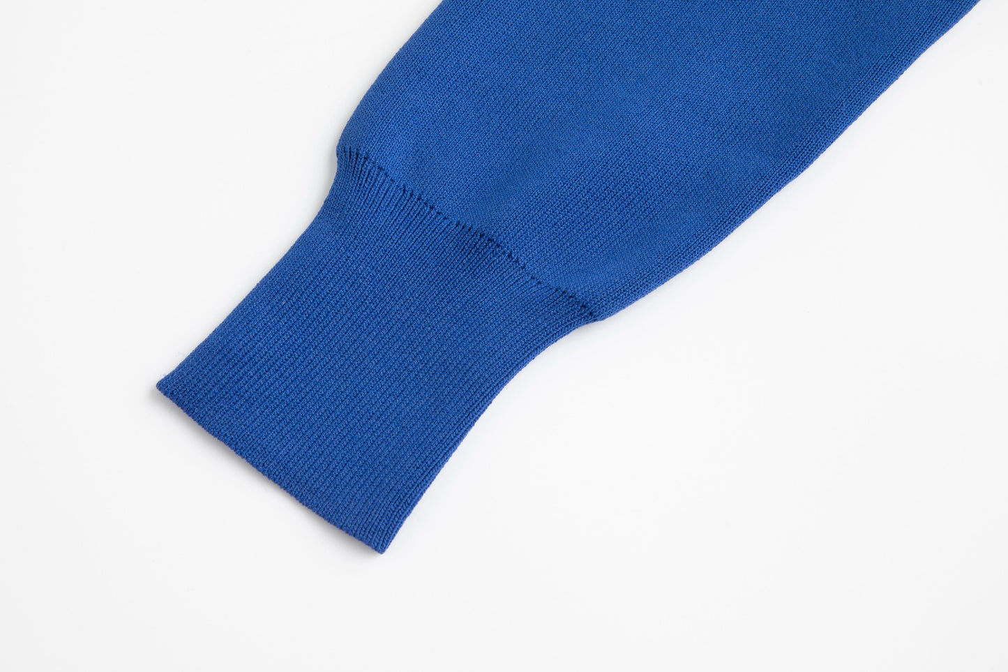 Blue And Green Printed Dress With Blue Cardigan