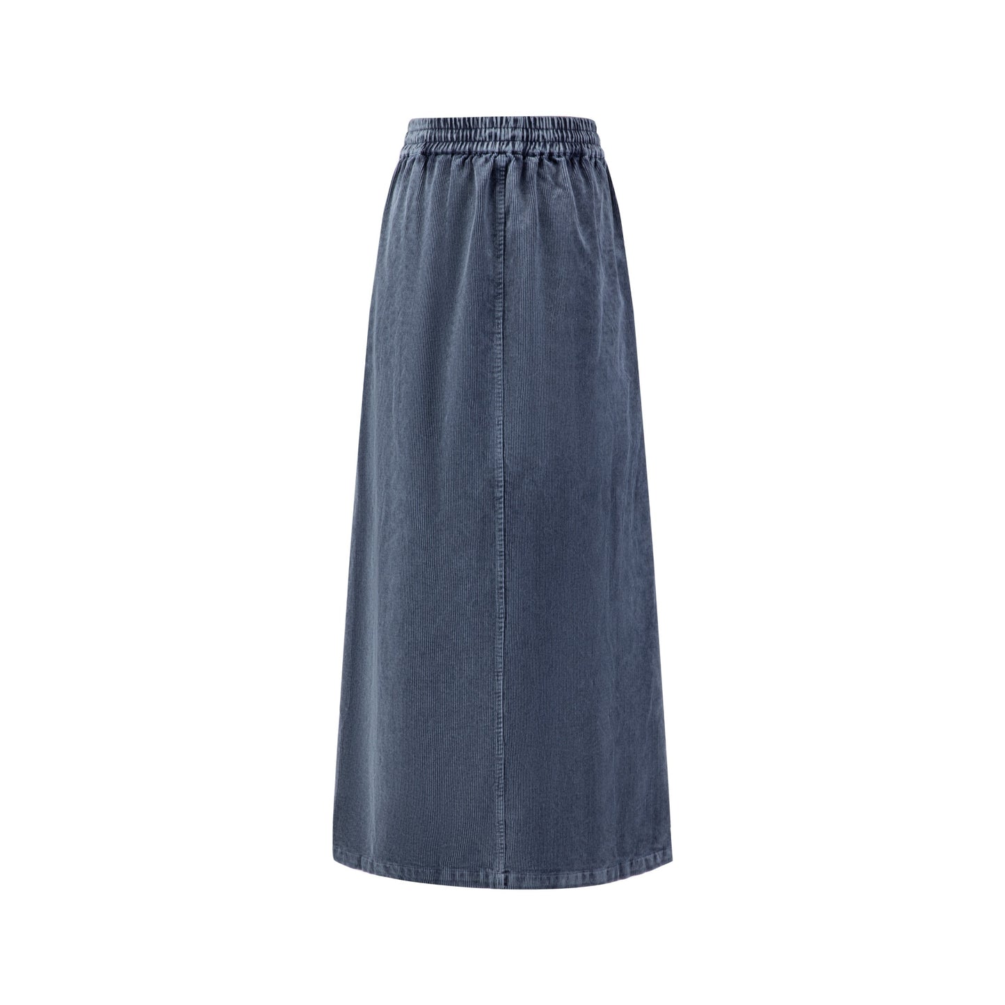 Washed Corduroy Skirt - Blue
