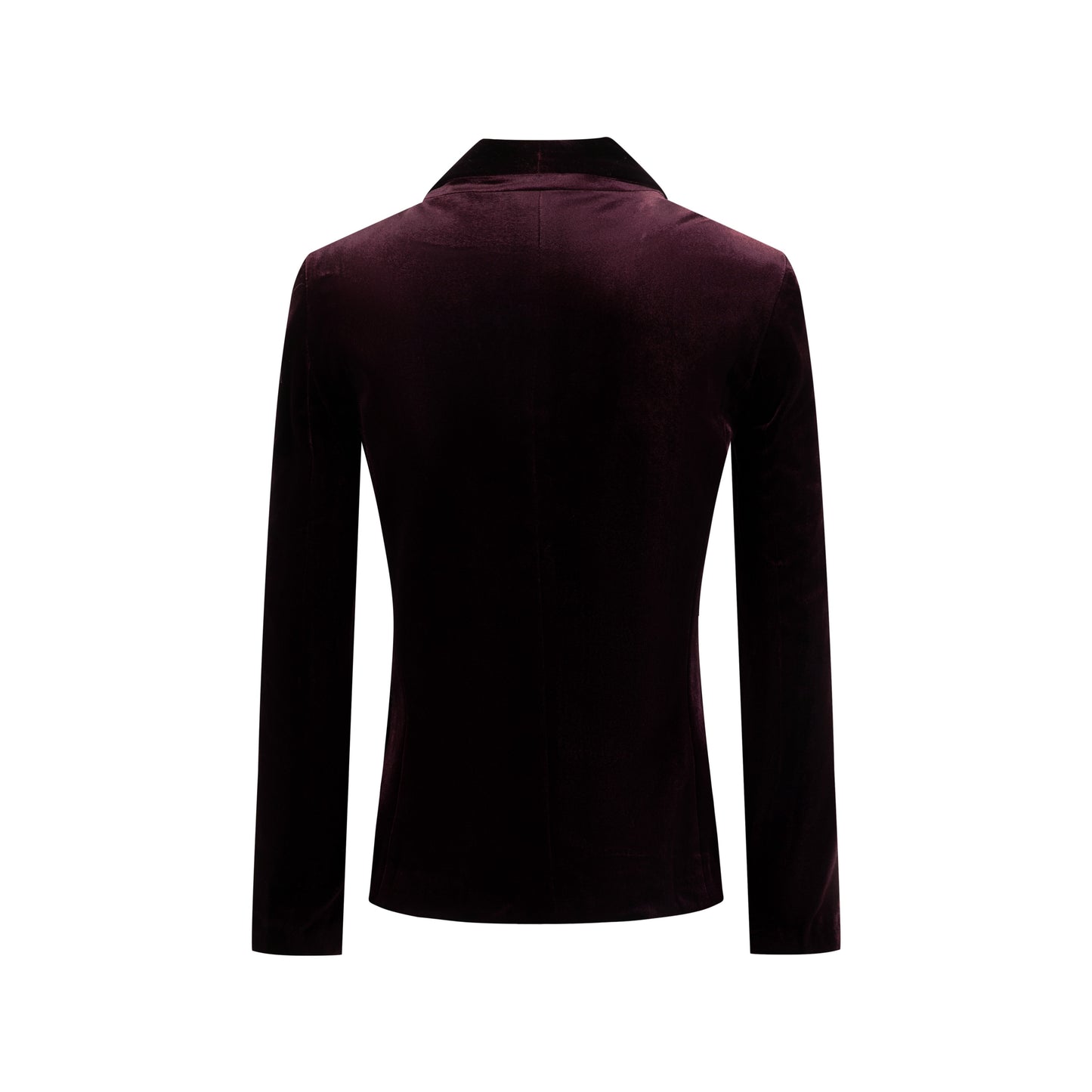 Burgundy Velvet Blazer