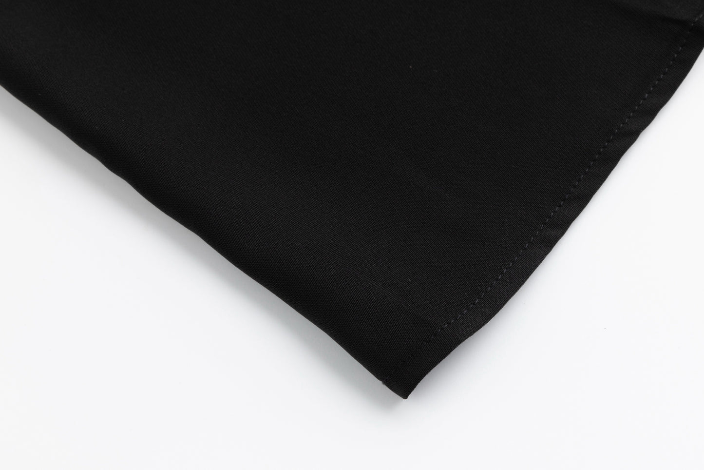 Black Pleated A-Line Skirt