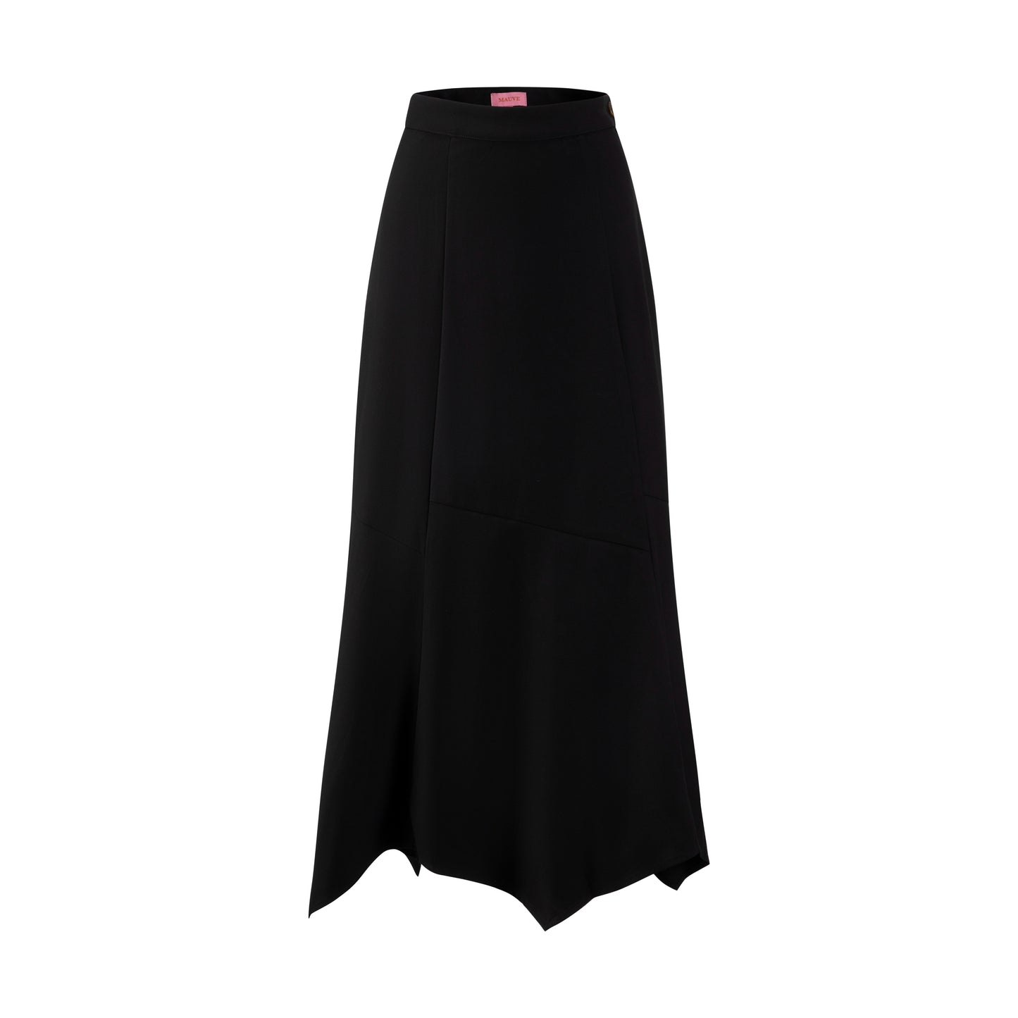 Black A-Lined Seem Skirt