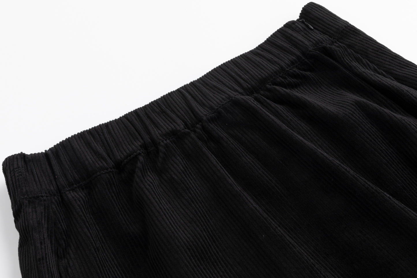 Black Velvet A-Line Skirt