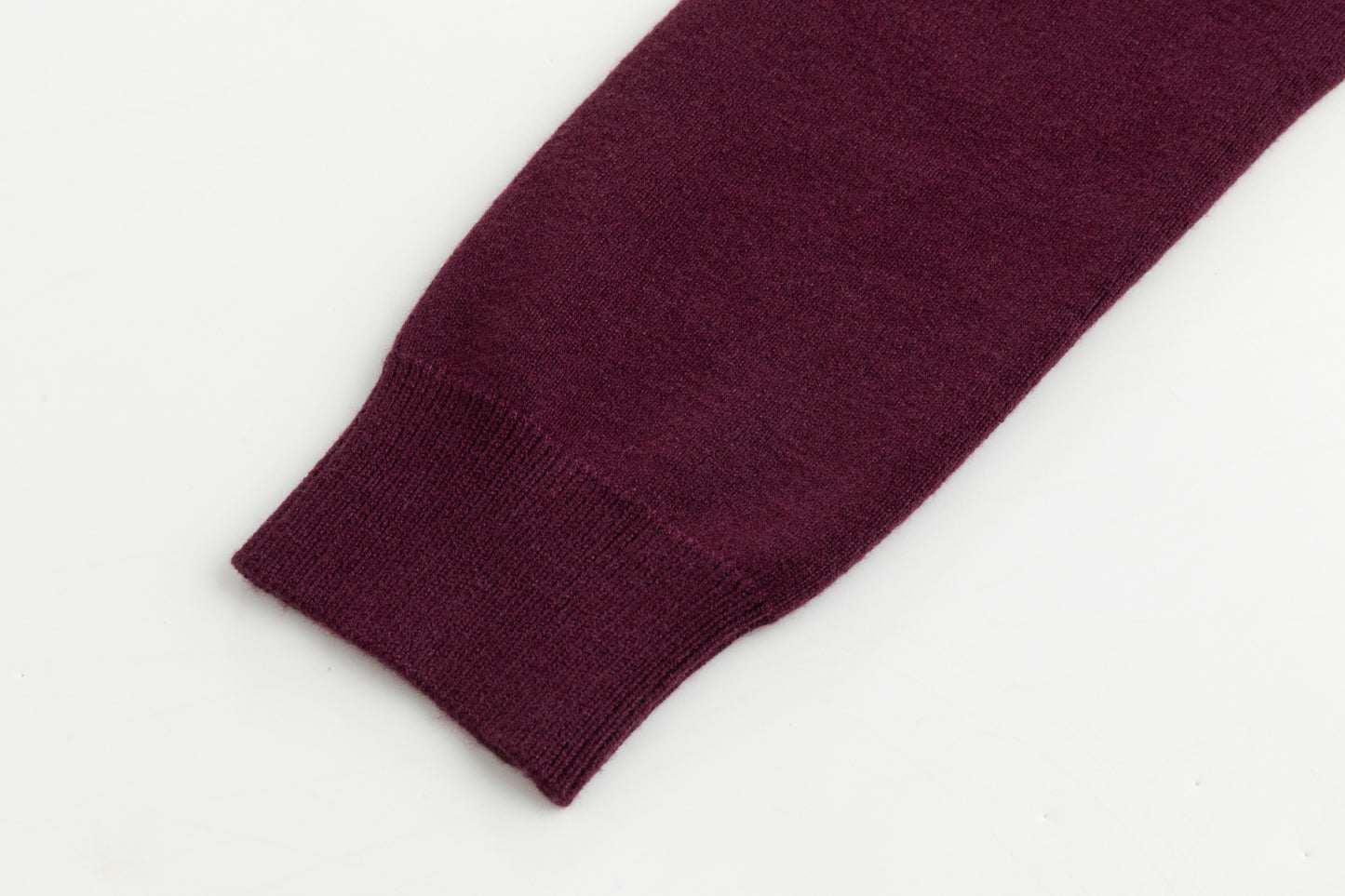 Burgundy Knit Mock Neck Top