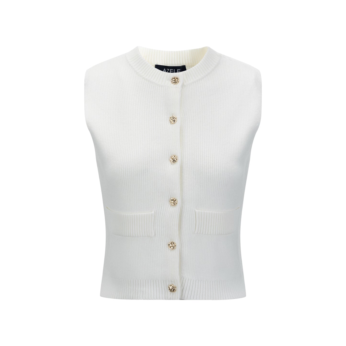 Cardi Vest - Ivory
