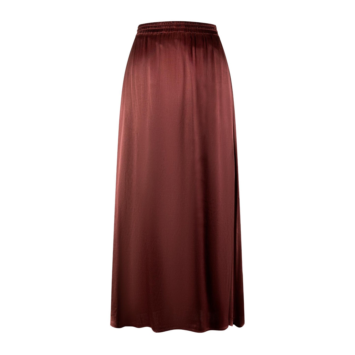 Silk Skirt - Burgundy