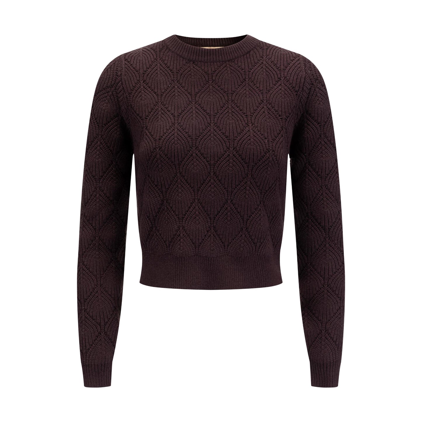 Crochet Sweater - Brown