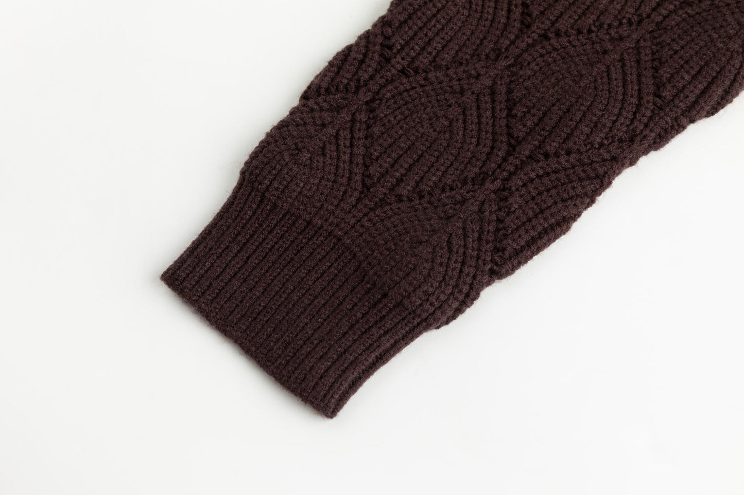 Crochet Sweater - Brown