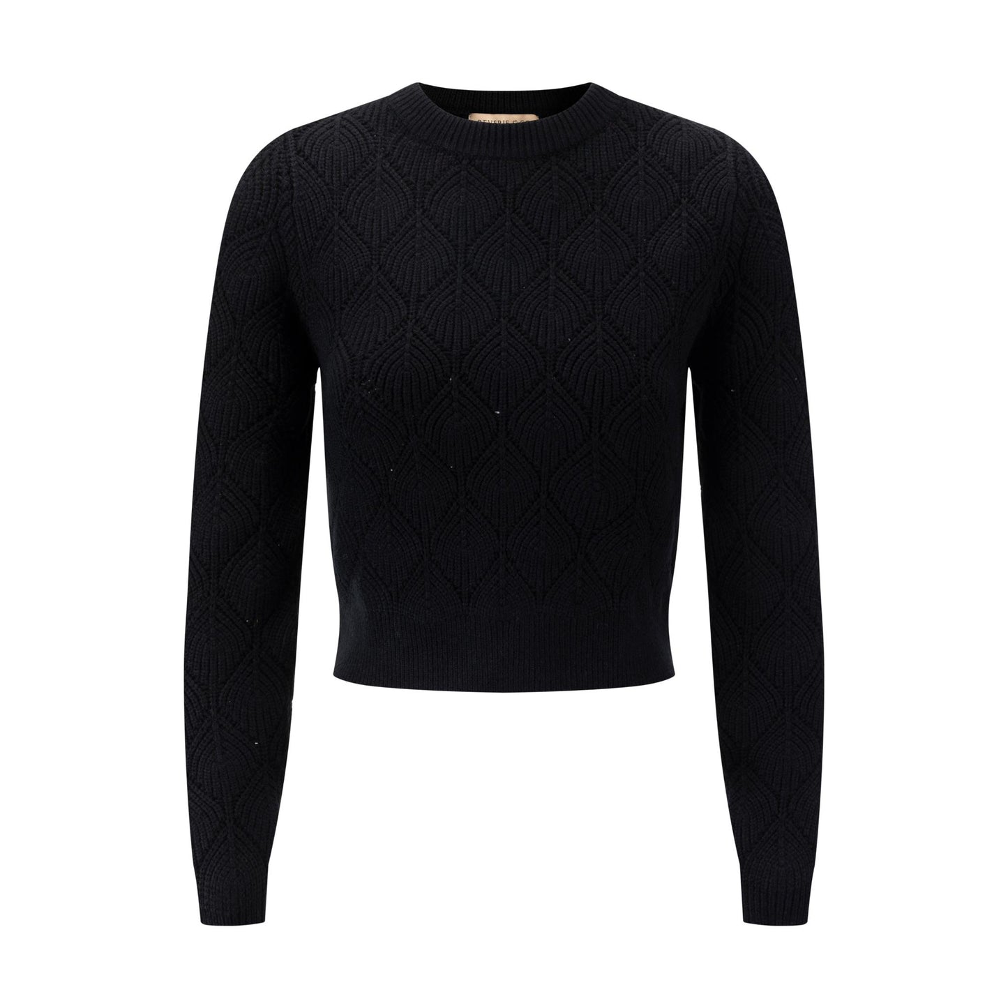 Crochet Sweater - Black