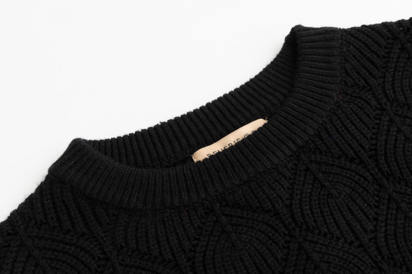 Crochet Sweater - Black