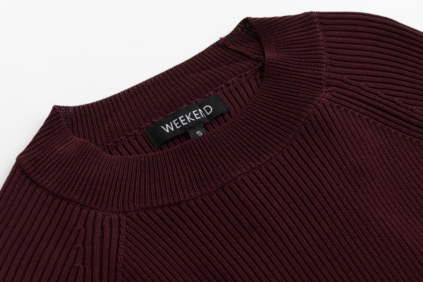 Plum Polish Knit Mock Neck Top