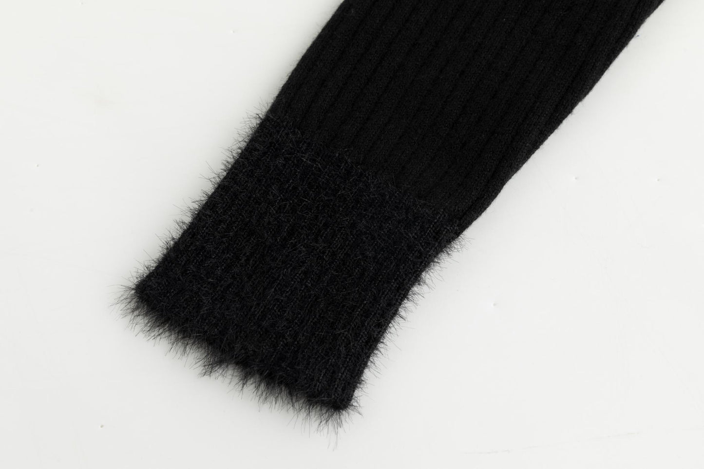 Black Mini Floral Embroidered Cardigan