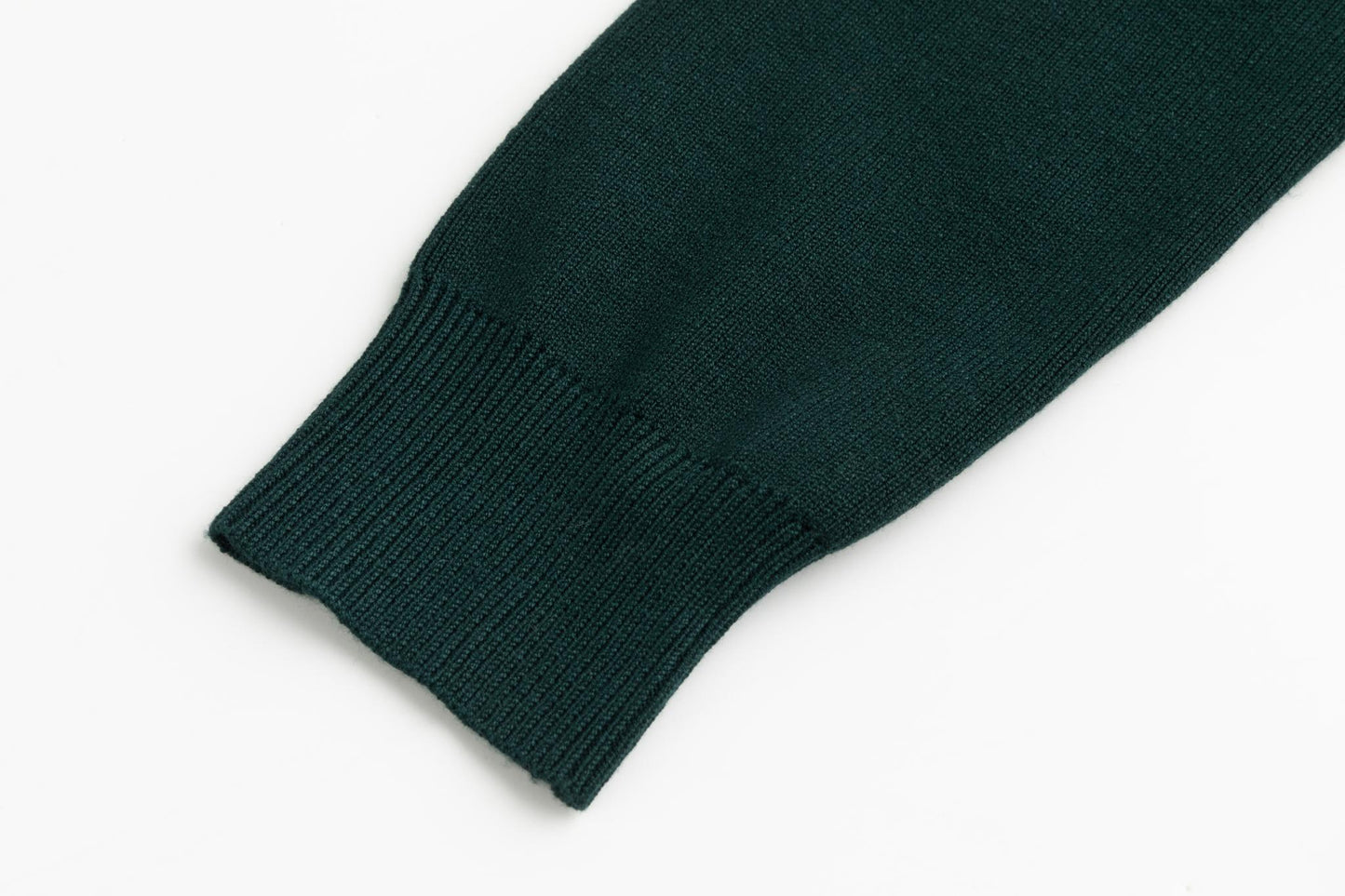 Emerald Green Knit Overlay And Printed Satin Dress