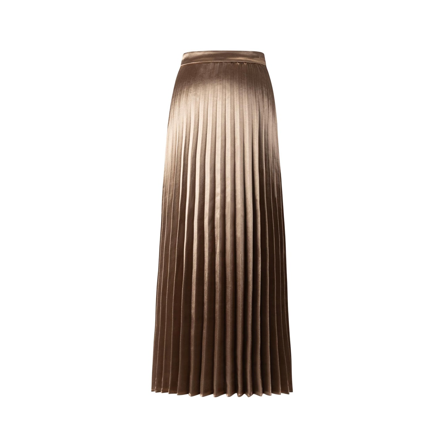 Gold Pleated Skirt