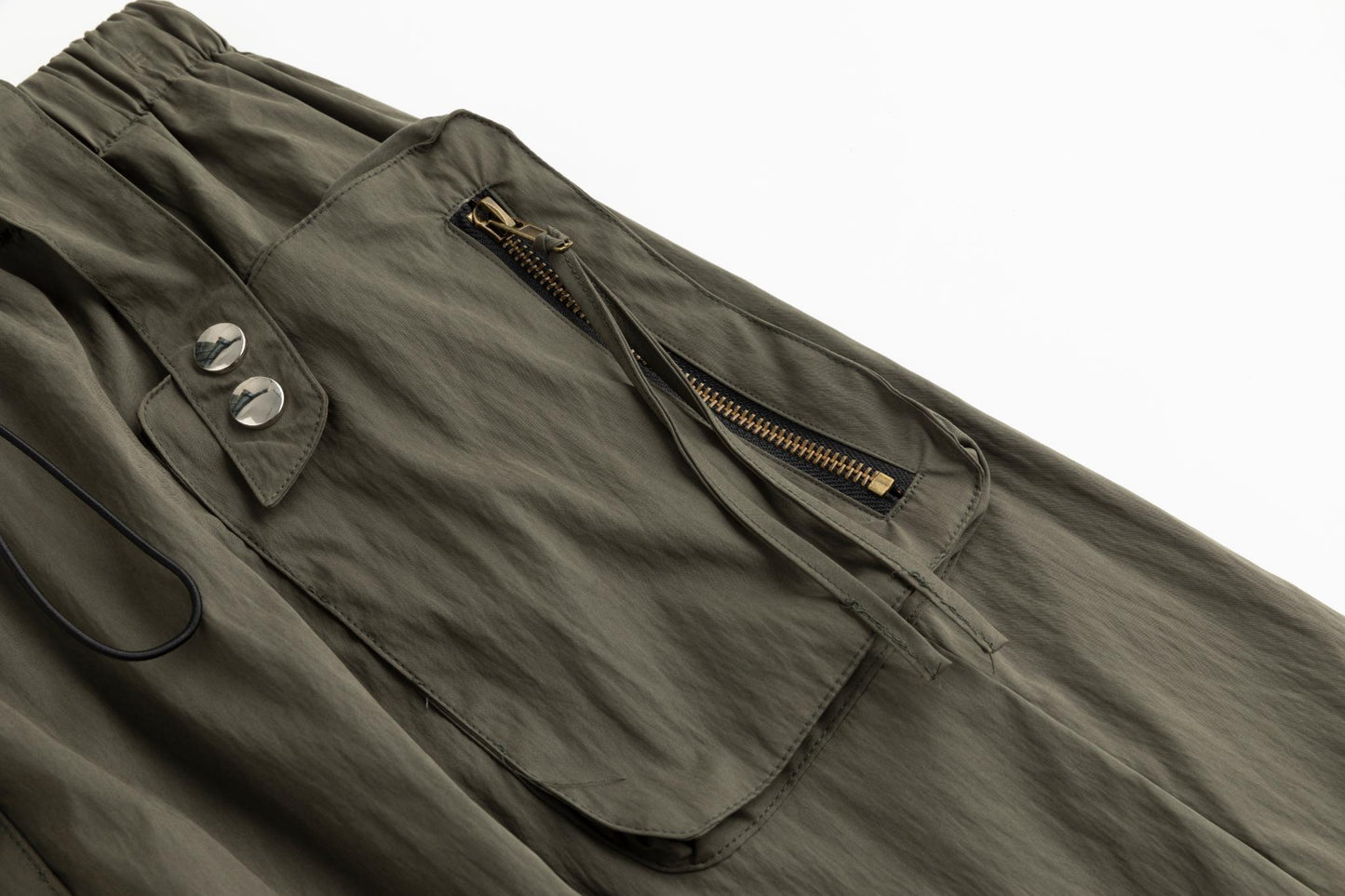 Olive Green Rain Coat Skirt