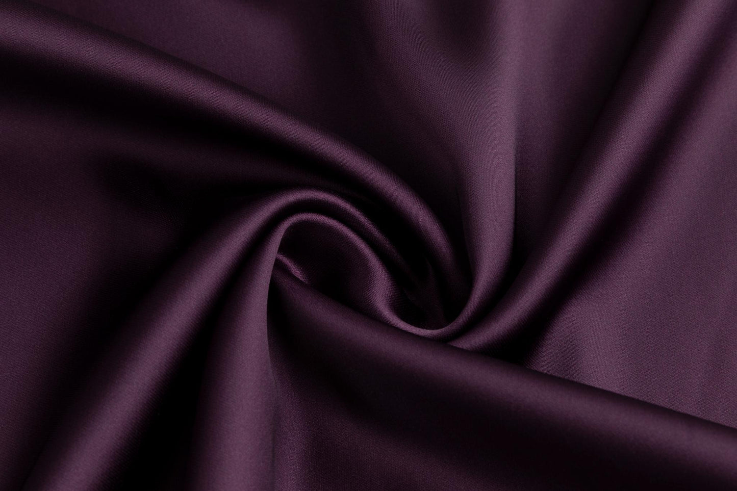Plum Silk A-Line Skirt