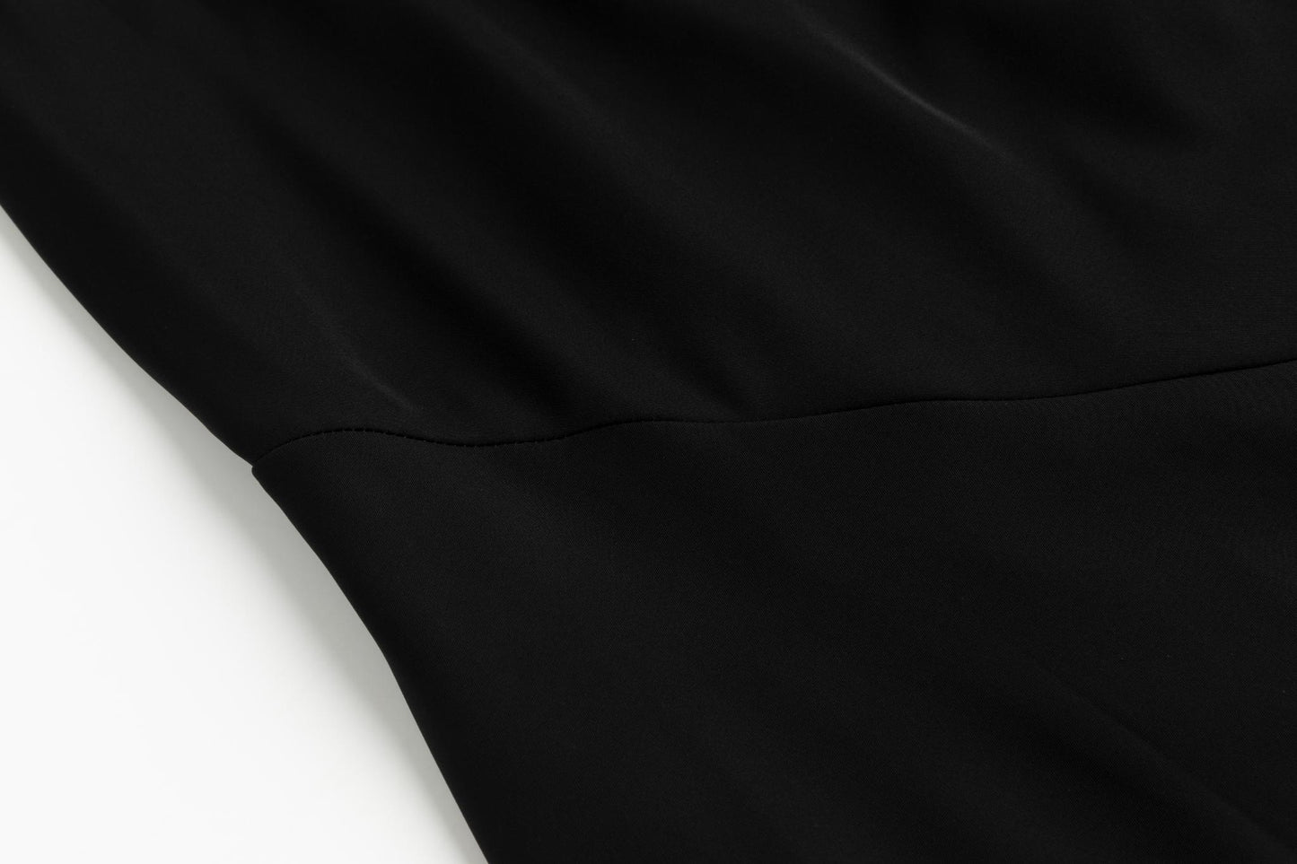 Black Silk Overlay Dress