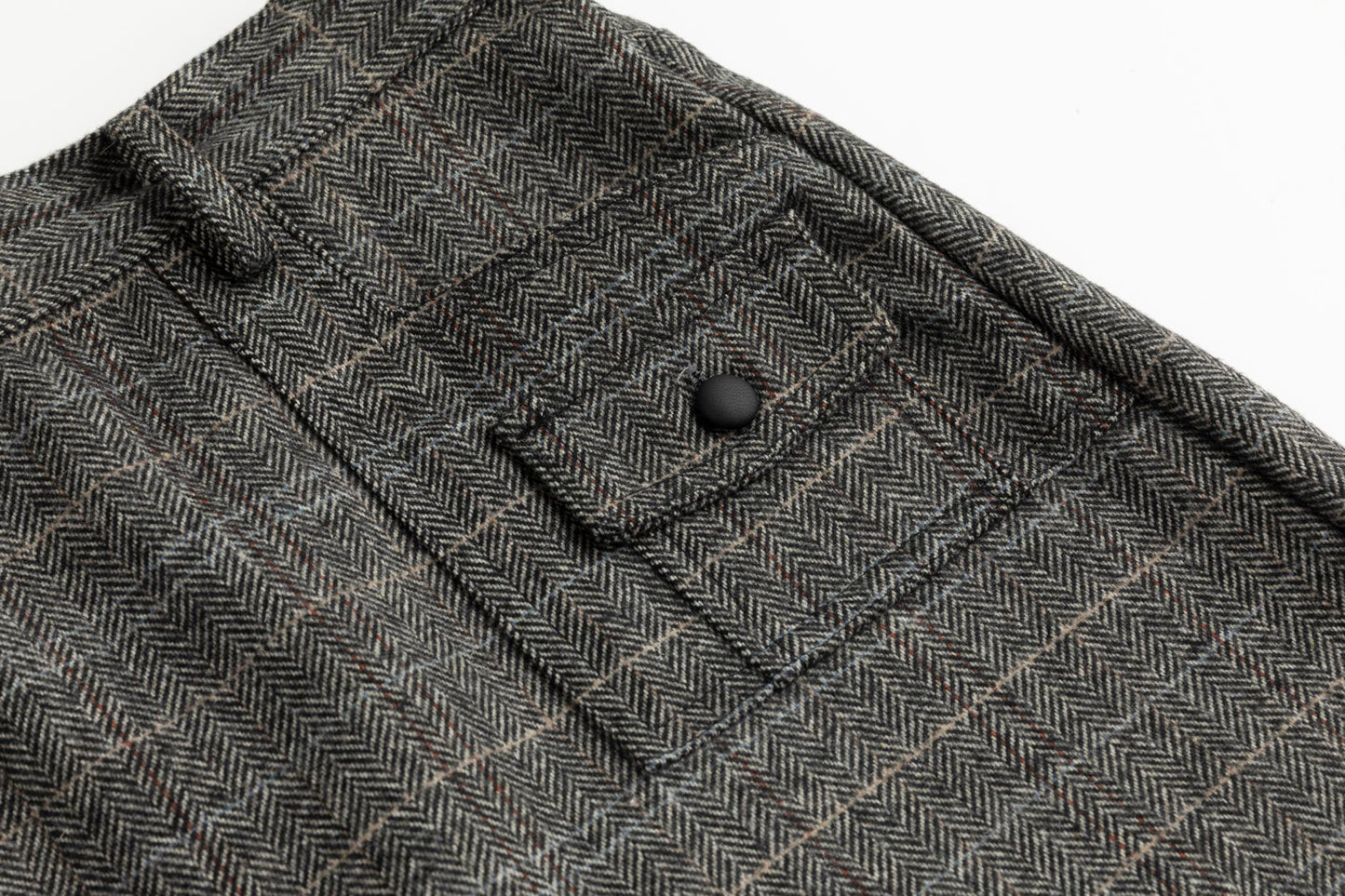 Heather Grey Checkered Skirt