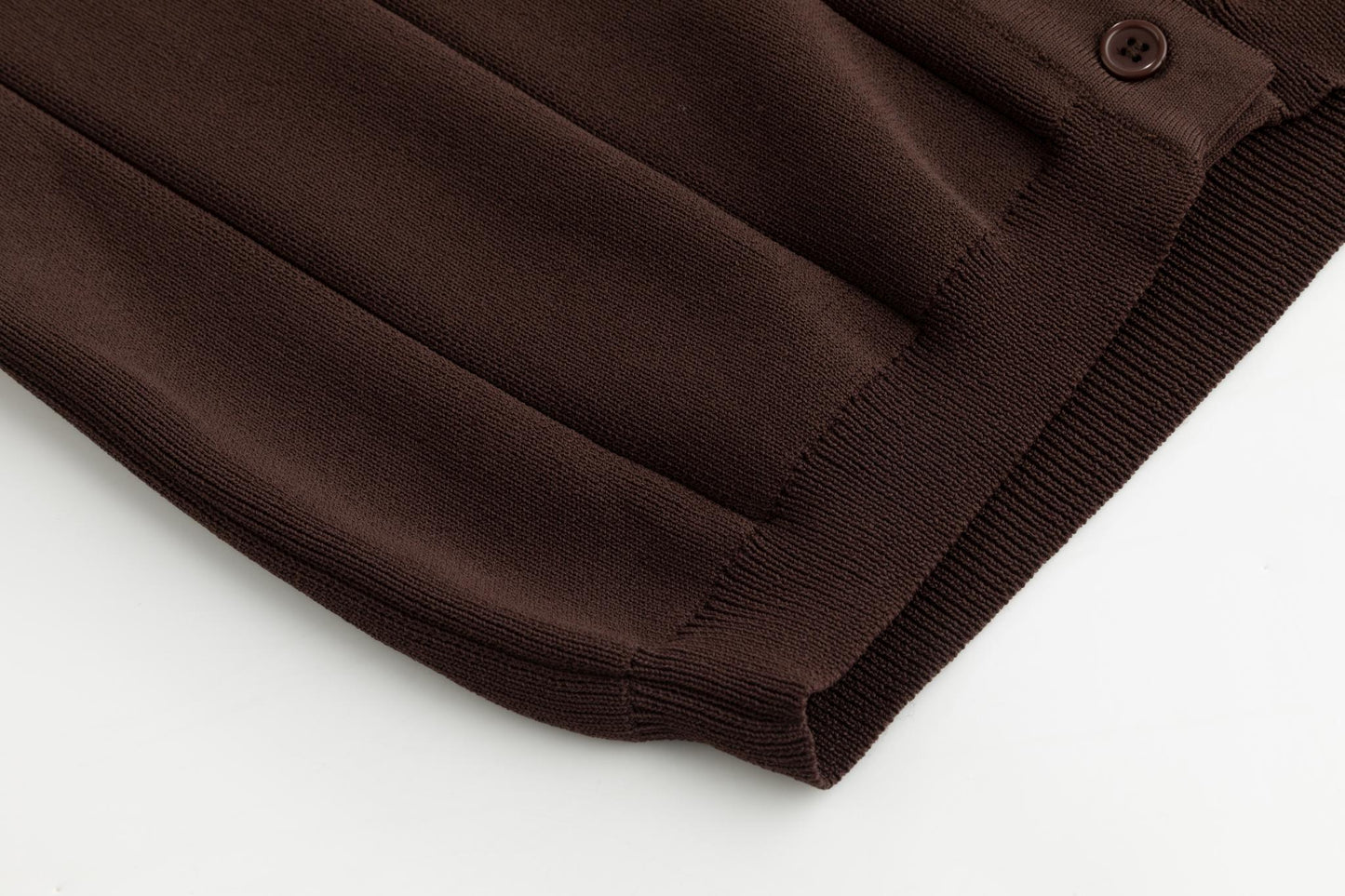 Chocolate Brown Seem Cardigan